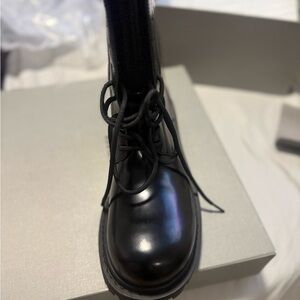 Balenciaga Black Rugged Sole Footwear